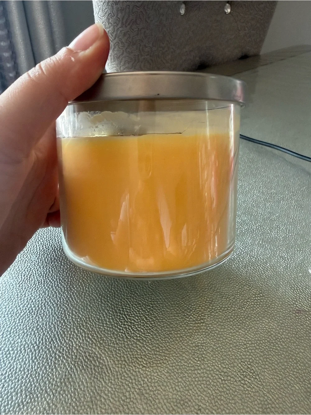 Huntington Home Citrus & Coconut 3-Wick Jar Candle - Yellow, Cream